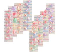 TNSRAY Elastici Capelli Bambina, 80 pezzi Elastici Capelli Bambina, Multicolore Elastici Capelli, Elastici Piccoli Capelli Legami, Capelli Piccoli e Morbidi Ragazze Coda di Cavallo Capelli Bambina