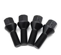 TNSZFNCLM Compatibile con per La Serie 6 E63 E64 Dado bullone Ruota | 2002-2010 Per La Serie 7 E65 2000-2008 Per X5 E53 1998-2006 4x Bulloni Per Ruota Auto Dadi M12x1.5 26mm