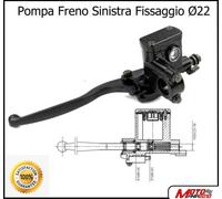TNT POMPA FRENO SINISTRA UNIVERSALE SCOOTER CICLOMOTORE