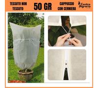 TNT tessuto non tessuto cappuccio copri piante giardino telo antigelo cerniera