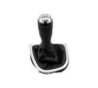 TNTGEBFVBG Cambio Pomello Maniglia Per Clio 4 IV MK4 2012-2019 5 6 Pomello Del Cambio Velocità Ghetta Boot Cover Testa Bastone Cambio Polvere(Chrome 5 Speed A)