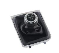 TNTGEBFVBG Cambio Pomello Maniglia Per VW Per Passat B6 2005-2010 5 6 Leva Del Pomello Cambio Velocità Stick Ghetta Boot Collare Di Copertura(Leather 6 Speed)