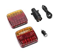 TNTGEBFVBG Completo Fanale Posteriore Fanale Posteriore Rimorchio Magnetico Wireless 2 Pezzi Ricaricabile Universale Per Camion Rimorchi Camper SUV Impermeabile Fanalino Posteriores(EU)