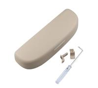 TNTGEBFVBG Contenitore Occhiali per Auto per Toyota per Corolla per CHR per Camry per RAV 4 Levin per Highlander Occhiali da Sole Scatola di Immagazzinaggio Custodia(Beige)