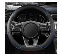 TNTVLMVUZ Copertura Sterzo per Kia per Ceed per Sportage per Picanto per Cerato per Seltos per Soul per Rio 3 4 5 Coprivolante Auto Accessori Auto Pelle Microfibra Copri Sterzo Auto(D Shape 1)