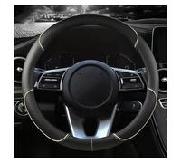 TNTVLMVUZ Copertura Sterzo per Kia per Ceed per Sportage per Picanto per Cerato per Seltos per Soul per Rio 3 4 5 Coprivolante Auto Accessori Auto Pelle Microfibra Copri Sterzo Auto(O Shape Beige)