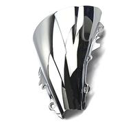 TNTVLMVUZ Parabrezza Deflettori per per YZF 600 per R6 2006 2007 Deflettore Anteriore Doppia Bolla per YZFR6 per YZF-R6 06 07 Parabrezza Cupolino Moto Parabrezza(Chrome)