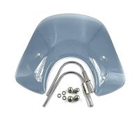 TNTVLMVUZ Parabrezza Deflettori per Piaggio per Vespa per LX50 per LX125 per LX150 per GT200 per GTS250 300 Moto Parabrezza Anteriore Deflettore Aria Cupolino Moto Parabrezza(Light Smoke)