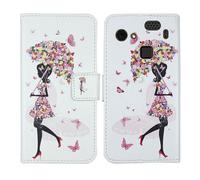 Tnviud Custodia Portafoglio in PU Pelle Caso Guscio Protettiva Cover con Porta Carte Skin Case Per HAMMER Blade 3 4G 6.2" (Umbrella Girl Design)