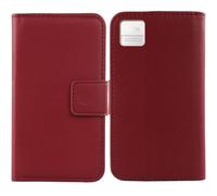 Tnviud Flip Vera Pelle Case Per Onyx Boox P6 6.13" Genuine Premium Leather Cover Custodia Caso Guscio Protettiva (Rosso scuro)