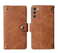 Tnviud in Vera Pelle Stand Portafoglio Cover Per HeyxFome H4 Cheap 2025 6.6" Premium Caso Case Copertina Custodia Guscio Gel Protettiva (Marrone)
