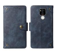 Tnviud in Vera Pelle Stand Portafoglio Cover Per Kodak Seren D61L 6" Premium Caso Case Copertina Custodia Guscio Gel Protettiva (Azzurro)