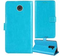 Tnviud Premium Custodia Portafoglio in PU Pelle Supporto Caso Guscio Protettiva Cover Flip Skin Case Per Emporia SIMPLICITY V27 LTE 2"(Blu)