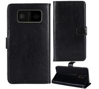 Tnviud Premium Custodia Portafoglio in PU Pelle Supporto Caso Guscio Protettiva Cover Flip Skin Case Per Beafon SL230 LTE 4G 1.8"(Nero)