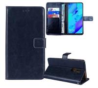 Tnviud Premium Custodia Portafoglio in PU Pelle Supporto Caso Guscio Protettiva Cover Flip Skin Case Per iHunt Titan P8000 Ultra 6.52"(Blu Scuro)