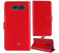 Tnviud Premium Custodia Portafoglio in PU Pelle Supporto Caso Guscio Protettiva Cover Flip Skin Case Per Hammer H Forge LTE 2.4"(Rosso)