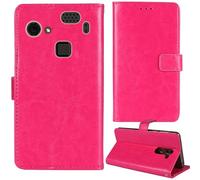 Tnviud Premium Custodia Portafoglio in PU Pelle Supporto Caso Guscio Protettiva Cover Flip Skin Case Per HAMMER Blade 3 4G 6.2"(Rosa)