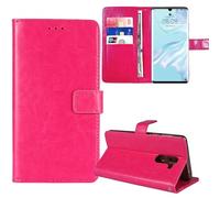 Tnviud Premium Custodia Portafoglio in PU Pelle Supporto Caso Guscio Protettiva Cover Flip Skin Case Per iHunt Titan P8000 Ultra 6.52"(Rosa)