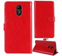 Tnviud Premium Custodia Portafoglio in PU Pelle Supporto Caso Guscio Protettiva Cover Flip Skin Case Per MyPhone HALO A + 1.77"(Rosso)