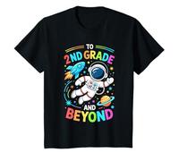 To 2nd Grade And Beyond Camicia Ragazzo Ragazza Primo Giorno Secondo Maglietta