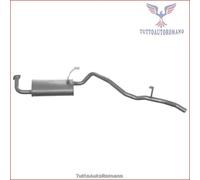 TO.93.07 Silenziatore posteriore Imasaf per TOYOTA LAND CRUISER