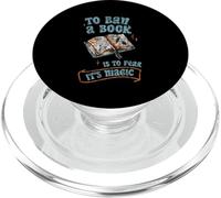 To Ban A Book Is To Fear It's Magic Biblioteca dei lettori PopSockets PopGrip per MagSafe
