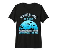 To Be A Dive Funny Dives Scuba Diver Diving for Men Women Maglietta Premium
