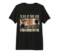 To Die by Your Side. Quote 80s Alternative Indie British Pop Maglietta Premium