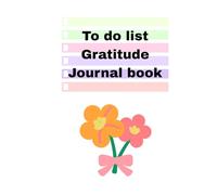 To do list Gratitude Journal book