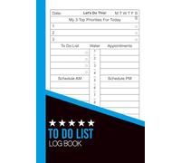 To do List Log Book: 6x9 inches or A5 - 110 Pages