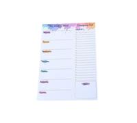 To Do List Magnetica supporto rigido Casa Lista Cose da Fare carta inodore | inchiostro non penetrante scrivere di getto regalo schedario ufficio scuola Cucina Appunti Viola Chiara Arancione