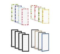 To Do List Magnetica supporto rigido Casa Lista Cose da Fare carta inodore | inchiostro non penetrante scrivere di getto regalo schedario ufficio scuola Cucina Appunti Blu Scuro Linea