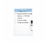 To do list magnetico con porta feltro e feltro cancellabile (bordo bianco, A5-21 x 14,9 cm)
