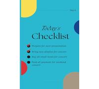 To-do list. Notebook so you don't forget anything and write everything down | 200 6x9 inch pages with soft cover so you don't miss a single meeting/appointment/engagement