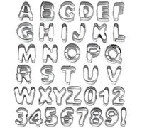 To-Do To-Do Set Di Stampini In Metallo Per Pasta Polimerica You Clay A Forma Di Lettere E Numeri