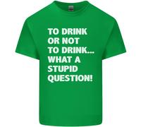 To Drink O Not To ? What A Stupid Domanda T-Shirt Ragazzi Ragazze
