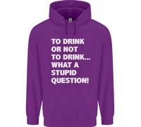 To Drink O Not To ? What A Stupid Domanda Uomo Felpa