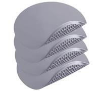 To encounter Set di 4 tappetini in silicone per microonde, rotondi, 30,5 x 30,5 cm, resistenti al calore, multifunzione, paraschizzi, sottopentola, presina