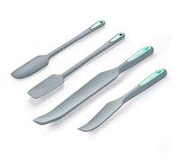 To encounter Silicone Spatula Set, Rubber Blender Spatula, Jar Spatula for Baking Mixing and Stirring, Nonstick, Heat Resistant and Dishwasher Safe, Set of 4