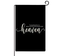 to Everything There Is A Season A Time for Every Purpose Under Heaven Bandiera da giardino 30,5 x 45,7 cm, resistente alle intemperie, stile retrò, opere d'arte, bandiere da cortile con citazione