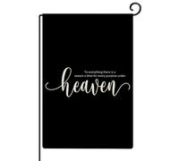 to Everything There Is A Season A Time for Every Purpose Under Heaven Bandiere da giardino resistenti alle intemperie in iuta versetti biblici bandiere religiose da cortile decorazione per esterni