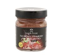 To Filema Tis Lelas Chutney Artigianale di Fragole Affumicate - 2 x 225 g - 100% Ingredienti Naturali Greci - Vegano, Senza Conservanti e Senza Glutine