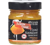 To Filema Tis Lelas Pezzi di Arance nello Sciroppo Denso - Dolce al Cucchiaio Greco Artigianale Senza Zuccheri Aggiunti, 100% Frutta Naturale - 2 Confezioni da 240 g (Totale 480 g)