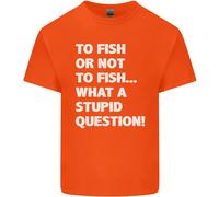 To Fish O Not To ? What A Stupid Domanda T-Shirt Ragazzi Ragazze