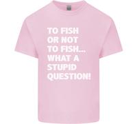 To Fish O Not To ? What A Stupid Domanda T-Shirt Ragazzi Ragazze