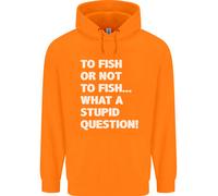 To Fish O Not To ? What A Stupid Domanda Uomo Felpa