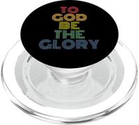 To God Be The Glory Christian retrò anni '70 vintage look PopSockets PopGrip per MagSafe