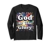 To God Be The Glory : Raggi Multicolori Maglia a Manica