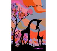 To Love And Be Loved - Modern Graphic, Lined Journal, Notebook, Diary, 120 pages, 6"x9", "Love" watermark, Glossy Cover: Great Gift or Card Alternative