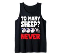 To Many Sheep Never Australia Bandiere Nere da Pecora Canotta